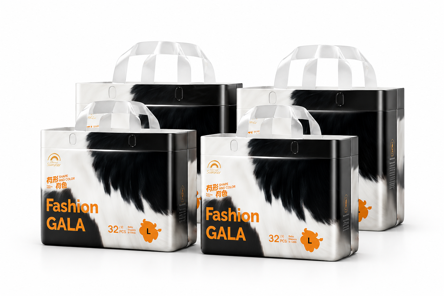 Subscription – Enternal Summer Gala Shape and Colour Series | 4 Packs + 5 Packs of Wipes Enternal Summer